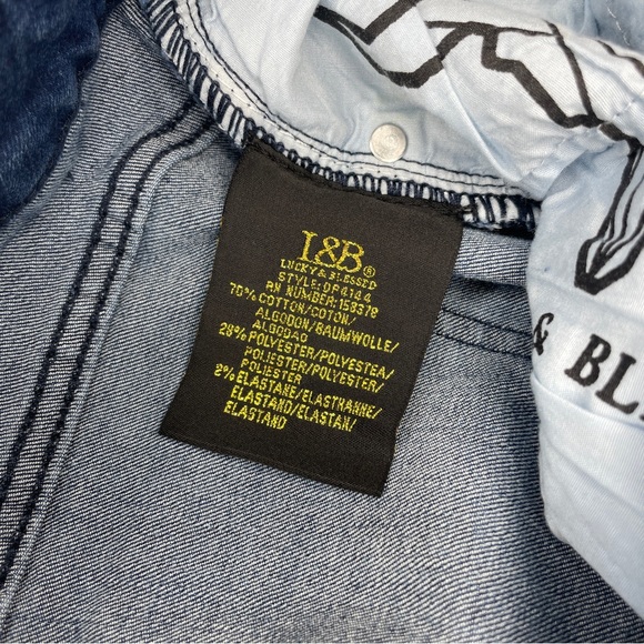 L & B Lucky & Blessed Western Beaded Jeans - Picture 6 of 16